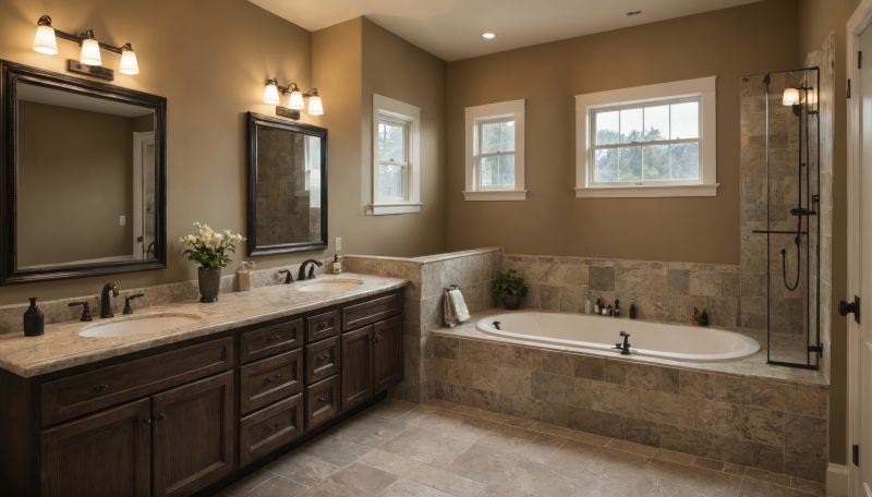 Modern Tub and Vanity